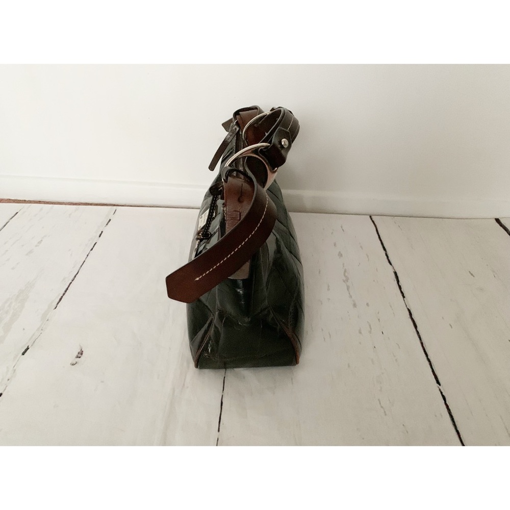 Vintage Dooney & Bourke Croc Leather Handbag - Picture 3 of 10